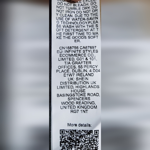 SHEIN Black Floral Set Maxi Skirt and matching blouse Size Small - Picture 6 of 11